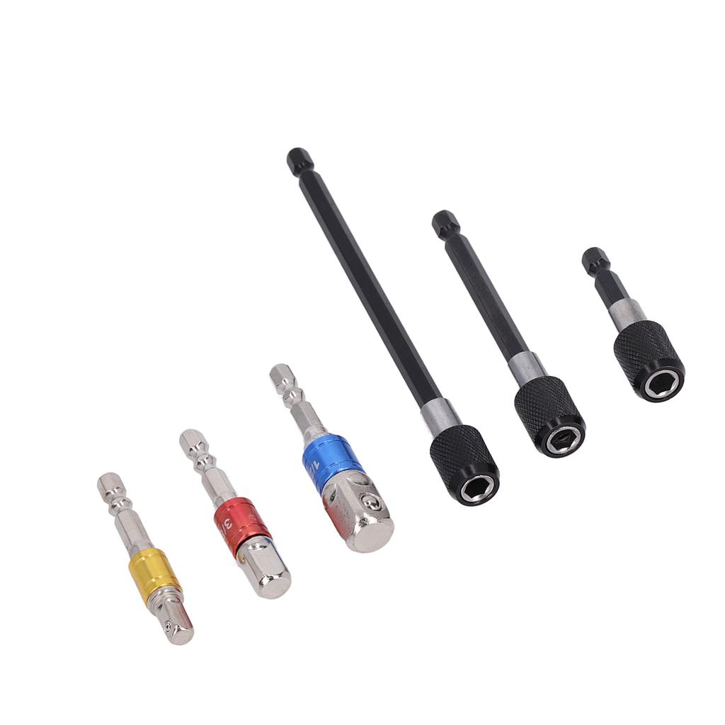 14in Hex Shank Bit Adapter Magnetic Extension Chuck Screwdriver Socket Bit Holder Kit