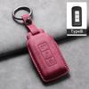 Leather Car Key Case Protector Cover For Mitsubishi Xpander Outlander L200 Asx Pajero Eclipse Cross Montero Soft Lancer Mirage