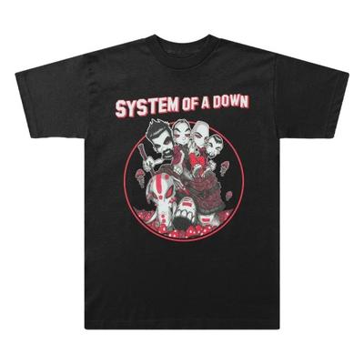 System Of A Down Unisex Erwachsenen Pilzmenschen T-Shirt