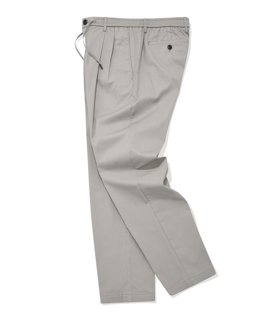 COVERNAT Tapered Chino Pants Light Grey