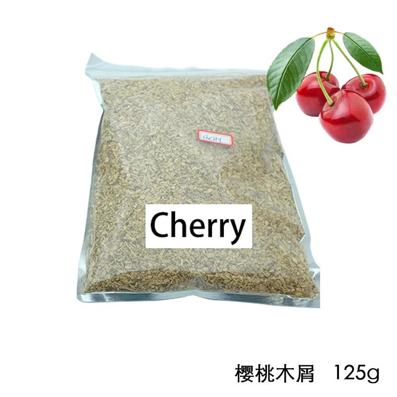 Wood Chips for Smoking 125g/bag Apple Cherry Oak Hickory Smoked Sawdust Outdoor Smoker Fumigation Box Bacon Wood BBQ Accessories
