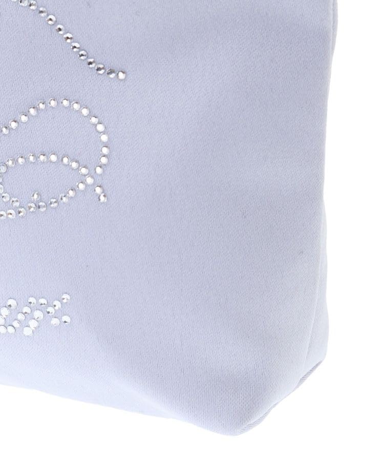 de Pouches and drawstring bags EC exclusive rhinestone pouch for grayish blue [Maison Fleur] women,