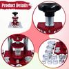 Watch Press Tool Set Back Case Closer with Aluminum Dies, Watchmaker Repair Kit,