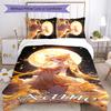 3pcs Custom Name Sailor Moon Bedding Set Duvet Cover Closure Includes 1 Duvet Cover & 2 Pillowcases for All Seasons Bedroom Decor