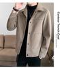2025 Men's High-End Wool Jacket - Trendy Korean Style for Spring, Autumn, and Winter