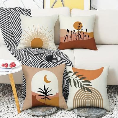 Modern Minimalist Bohemian Style Pattern Design pillowcaseSuitable for Sofa Car Bedroom Decorative Cushion Cover Pillow Cover