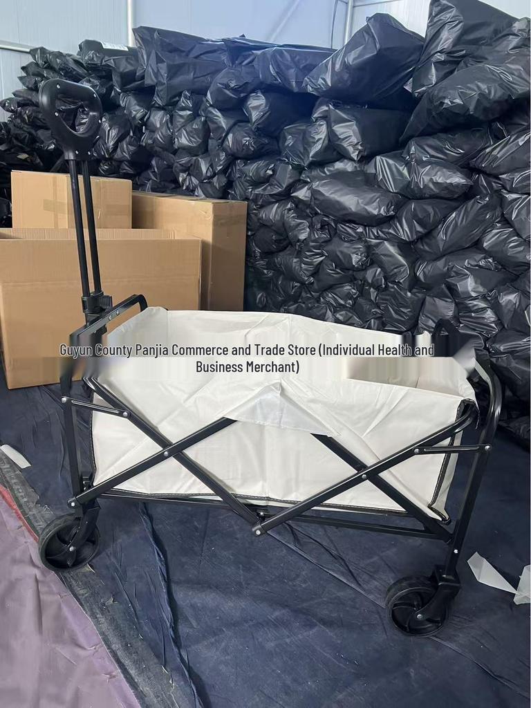 Folding Portable Outdoor Cart for Camping, Picnics, and Grocery Shopping