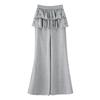 Falda con Dobladillo de Estrella Falsa de Dos Piezas para Niña 2026 Pantalones de Microcampana Adelgazantes - Estilo Casual de Primavera
