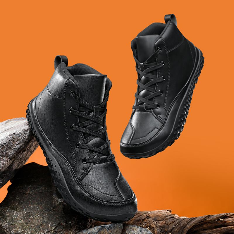 Boots Men Walking Boots Wide-Toe-Box Barefoot Shoes for Men Hiking Boots Men Comfortable Botas Casual Shoes Men Mountain Boots