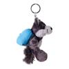 Niki Outdoor Products Wolf Keychain, 10cm, Backpack, Blue, Kids, W7 X D6 X H10cm