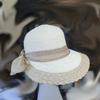 New Streamer Summer Sunscreen Straw Hat Big Eaves Travel Cover Sun Hat Casual Sun Hat