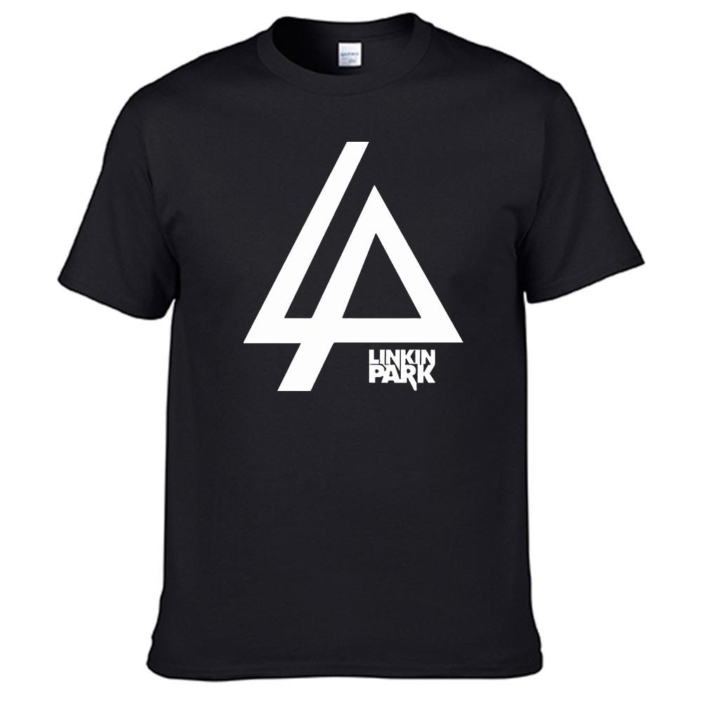 2026 Hot New Linkin Park Band Printed Graphic T-shirt Men's Short Sleeve T-shirt High Quality Women's Clothing Street Wear Casual Loose Tee Top