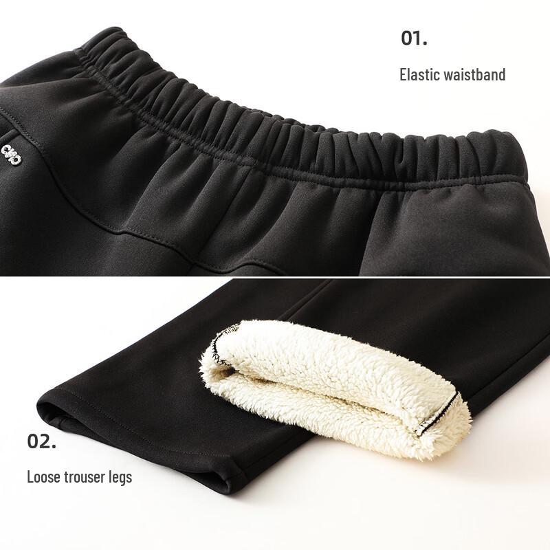 Women's Casual Autumn/Winter Straight-Leg Elastic Pants