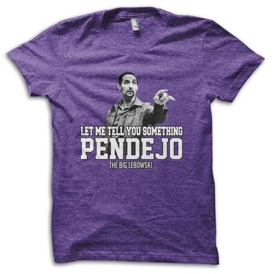 The Big Lebowski Jesus Quintana Pendejo Drôle Rétro Années 90 T-Shirt de Film M5652