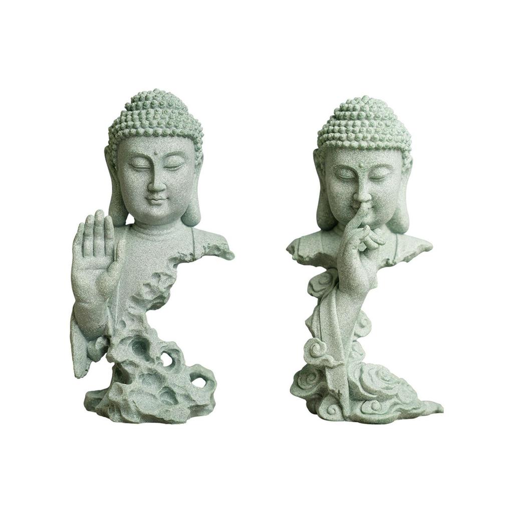 Gautama Buddha Statue Ornament Figure Zen Decoration Religious Sculpture for
