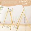 Elegant Easel Stand Metal Wedding Photo Display Rack Table Top Easel Stand  for Wedding Sign