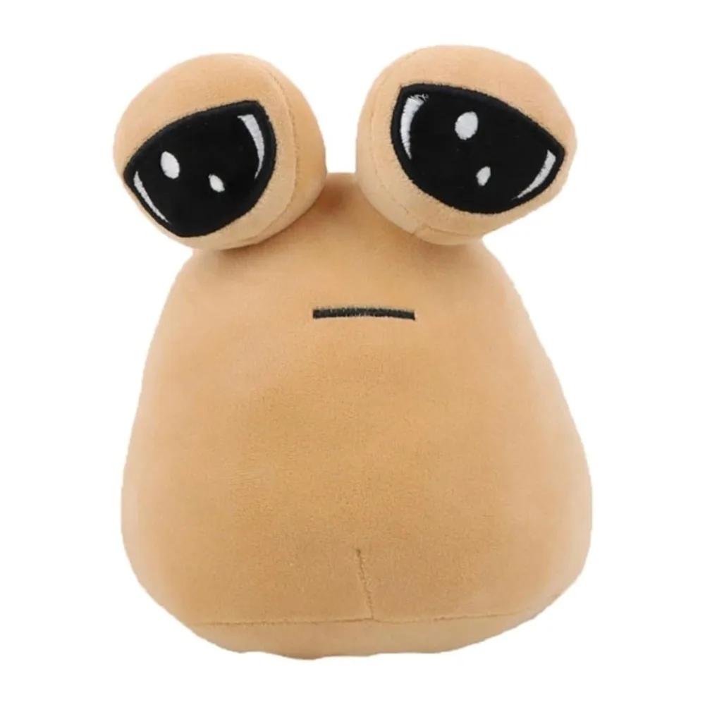 8.6in Alien Sad Pou Plush Toy Stuffed Animal Hot Game, Emotion Alien Plushie Stuffed Animal Pou Doll, Children's Day Gift