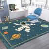 Tappeti Cartone Animato Astronauta Spaziale per Soggiorno Camera dei Bambini Tappetino da Gioco Lavabile Antiscivolo Tappeti per Camera da Letto Bambini Guardaroba