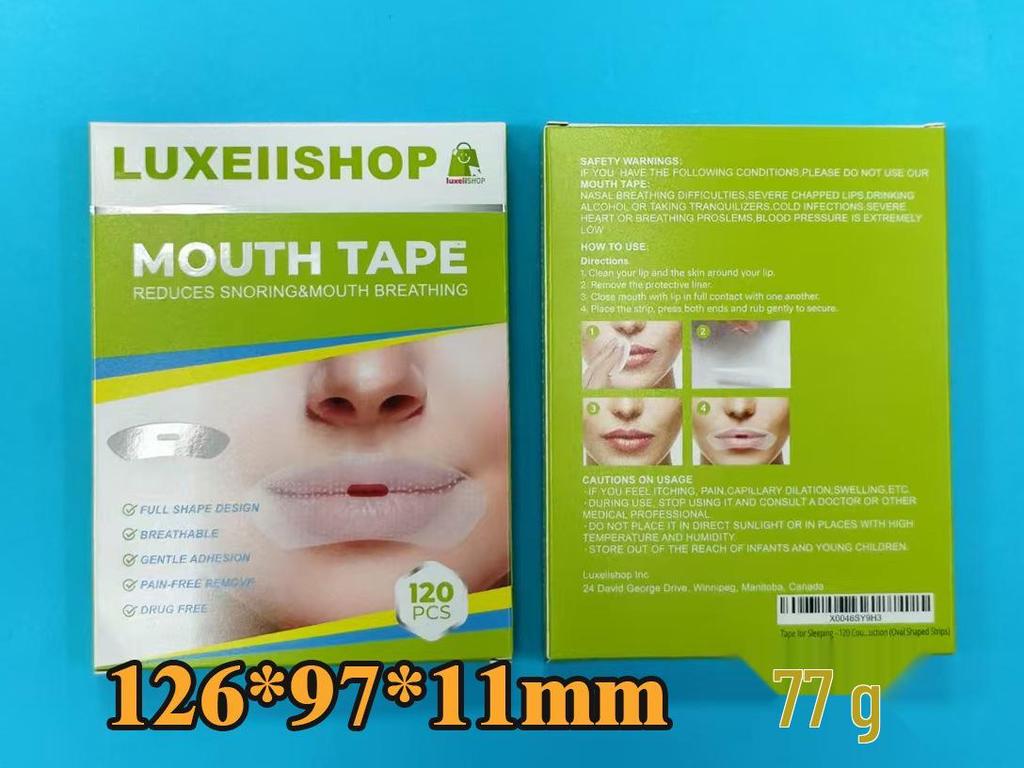 Elastisches Mundschlafband mit hoher Viskosität zur Schnarchprävention