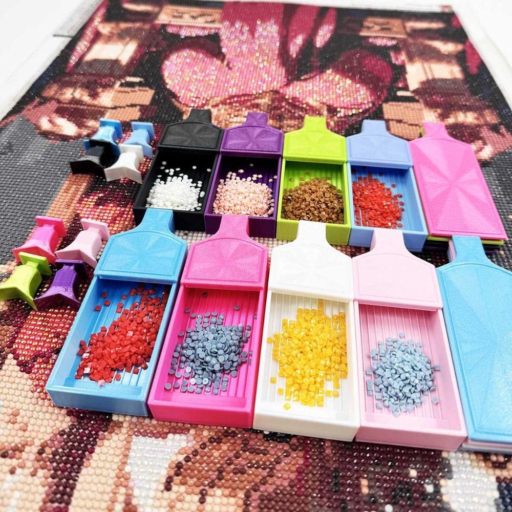 DIY Craft Beads Sorting Storage Tray Large Capacity Drill Storage Tray for Nail Art