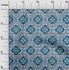oneOone Cotton Flex Green Fabric African Sewing Material Print Fabric by The Yard 40 Inch