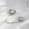 [1+1] Surgical Piercing Another Ring Chain 2 types, choose 1, one side for sale