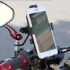 Bike Phone Holder 360° View Universal Bicycle Phone Holder for 4.7-7 Inch Mobile Phone Stand Shockproof Bracket GPS Clip