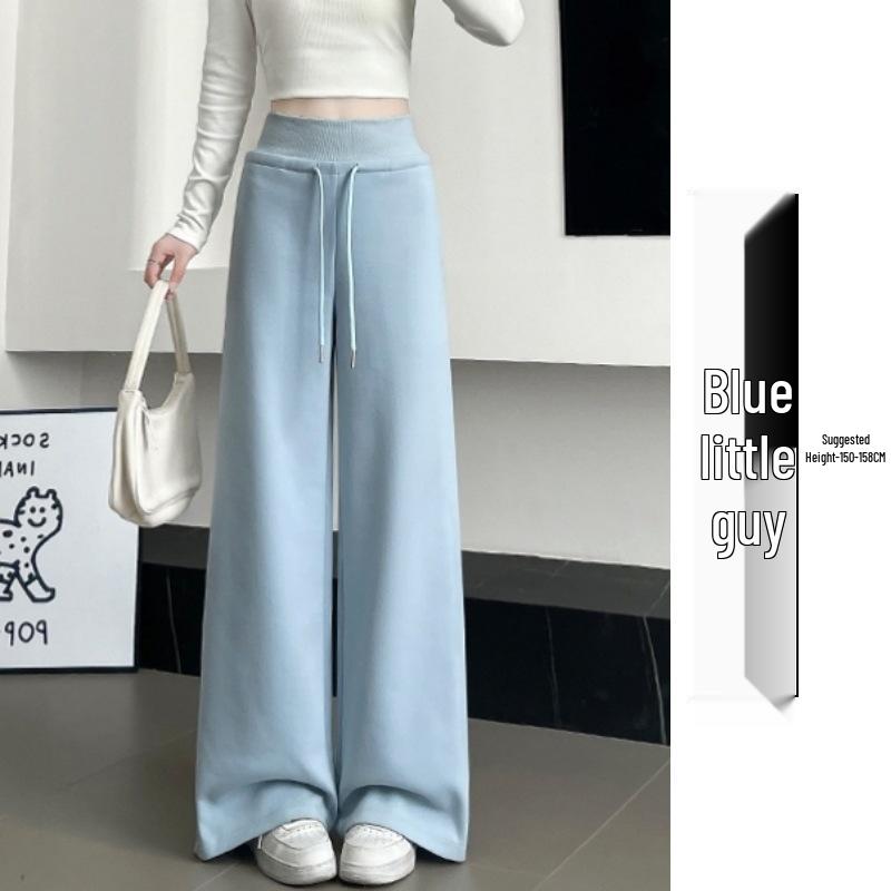 

Американские спортивные брюки с высокой посадкой: Весна/Лето 2025 Женские Повседневные Свободные Прямые M (45-52.5 kg)