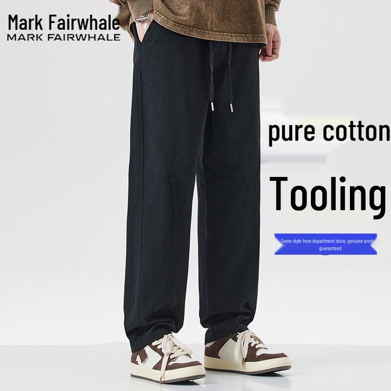 Mark Fairwhale Men s Casual Straight Cargo Pants L
