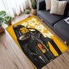 VIKAMA Racing Trend Entrance Floor Rug Anti-Slip and Easy-to-Clean Bathroom Mat for Living Room Home Decoration Carpet