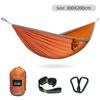 Outdoor Camping Parachute Nylon Double Hammock - Oversized and Colorful