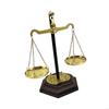 62KD Decorative Metal Weight Scale Sculpture Desktop Ornament for Home Decors Accent