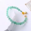 Natural Crystal Bracelet, Green Strawberry Crystal Bead Bracelet. Bangles Women Fashion Jewelry Accessories Gift