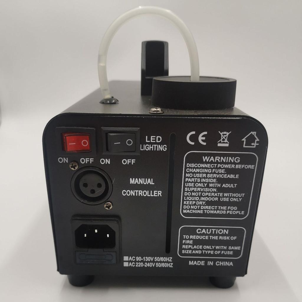 8 LED 500W Small Halloween Fog Machine KTV Stage Lighting Effect Atmosphere Equipment Adjustable Color Smoke Machine
