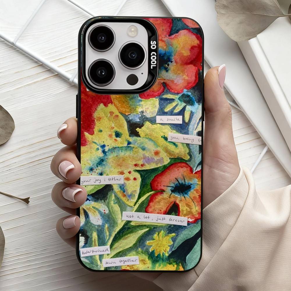 

A-Adrianne L-Lenker Album Art Phone Case For iPhone17,16,15,14,13,12,11 Plus,Pro Max Black Candy silver phone case iPhone16promax