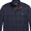 Polo Ralph Lauren Solid Color Half-Zip Pony Embroidered Long Sleeve Knit Sweater Men Sweater Blue 710916638-002