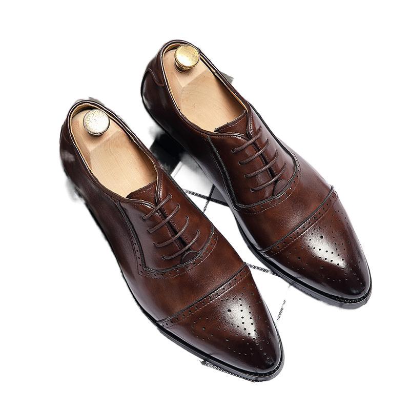 2025 Kožené boty Pánské Velká velikost Zahraniční obchod Xiyin Nezávislá stanice Pinduoduo 2025wish