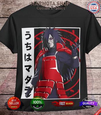 Tričko Madara Uchiha Naruto Shippuden Itachi Anime Styl Tričko Všechny Velikosti