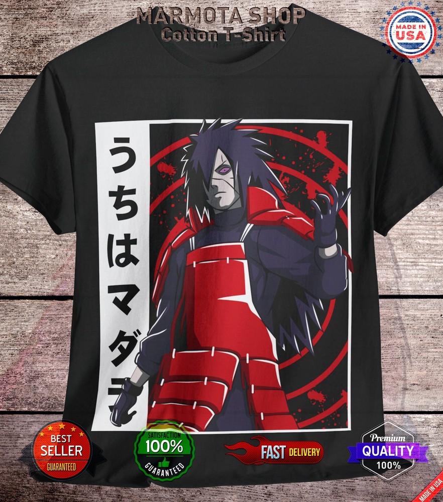 

Madara Uchiha Shirt Naruto Shippuden Itachi Anime Style Tee T-Shirt All Size 4XL