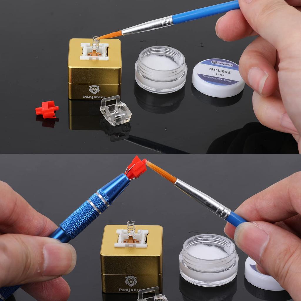 Panjshirv Keyboard Key Switch Tester Lubrication Kit Switch Tester Opener Acrylic Lube Station Removal Platform (Lube Tool)…