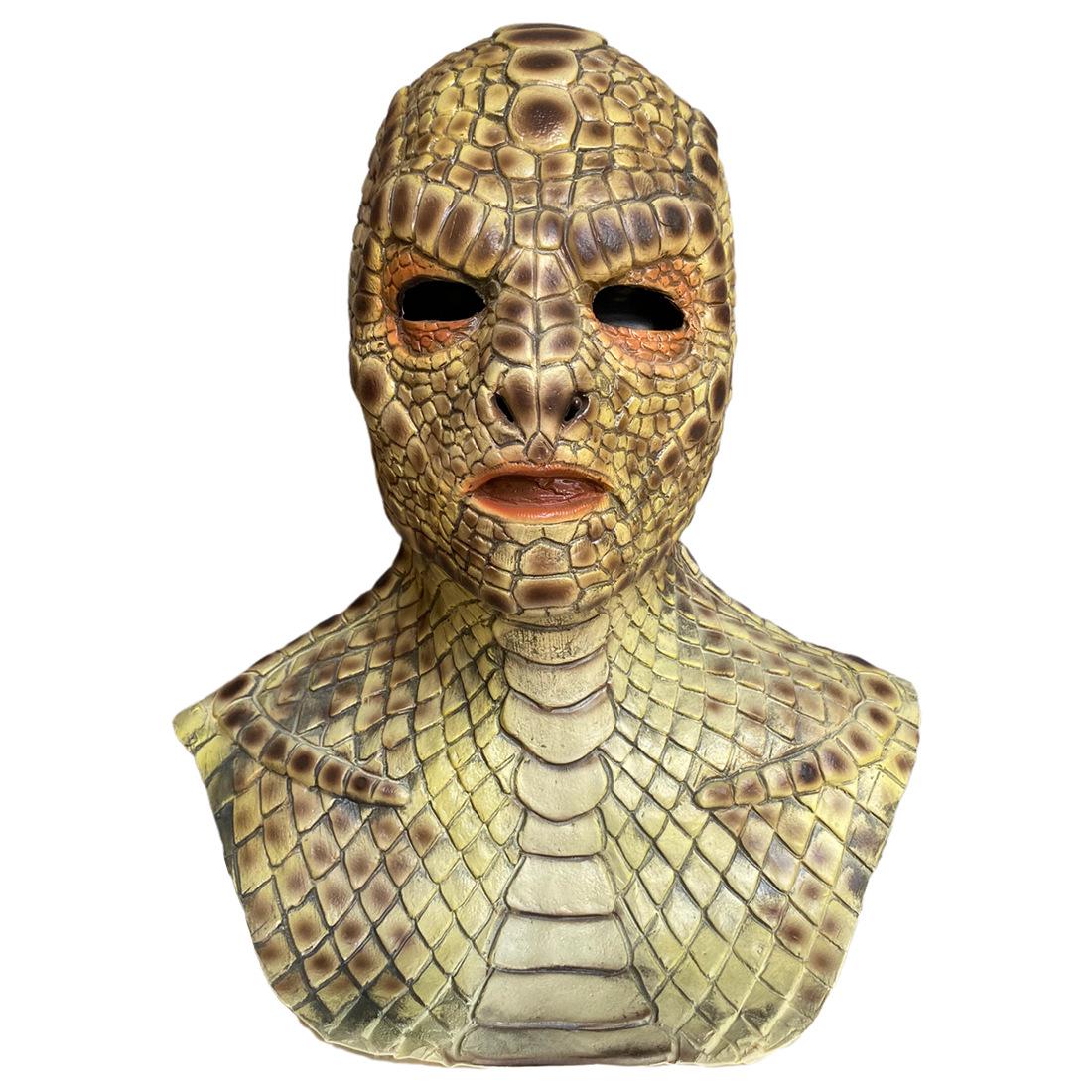 

Halloween Viper Latex Horror Mask One size бежевый