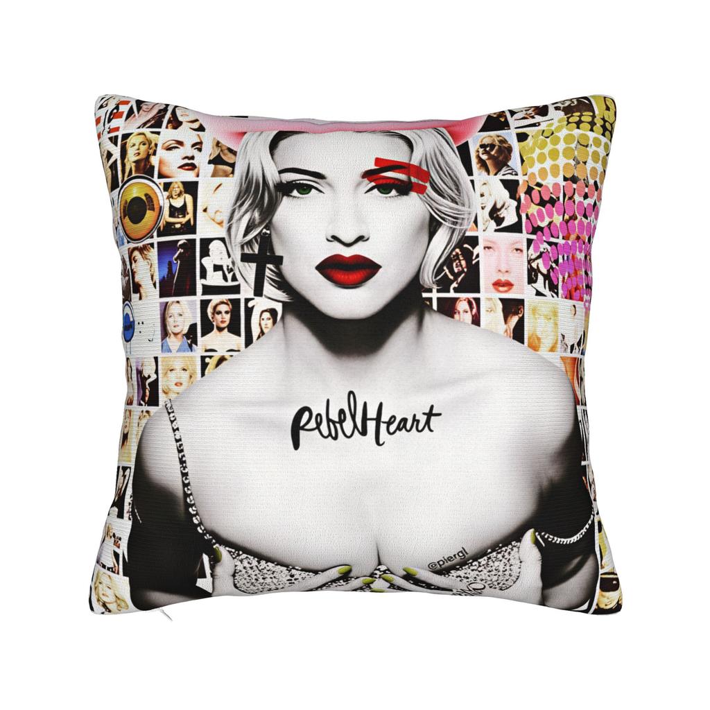 M-Madonna Confessions I Feel So Free Pillowcases Kawaii Pillow Case For Sofa Home Decor Soft Pillow Cover
