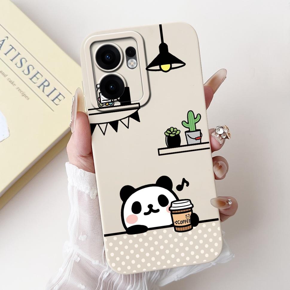 For Oppo Reno13 F Case Cute Rabbit Panda Soft Silicone Phone Cover For Oppo Reno 13 Reno13 Pro 13F Reno13F 5G Fundas Capa Shell