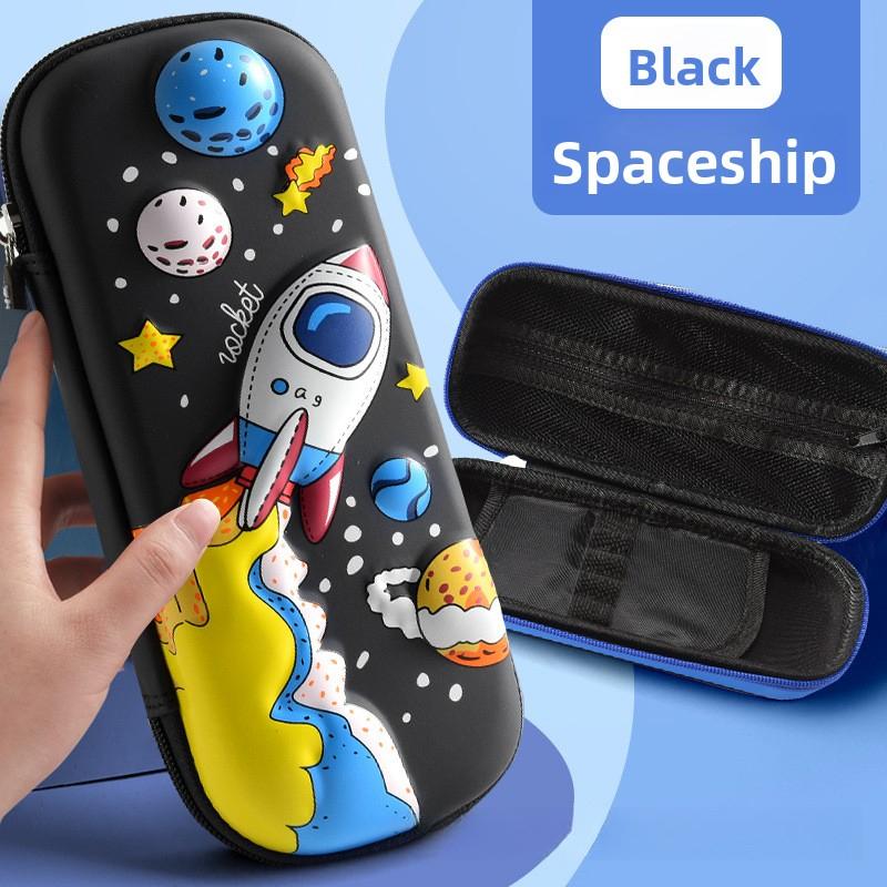 3D Space Student Pencil Cases 1 Pcs Cartoons Model Pencil Box Children Stationery