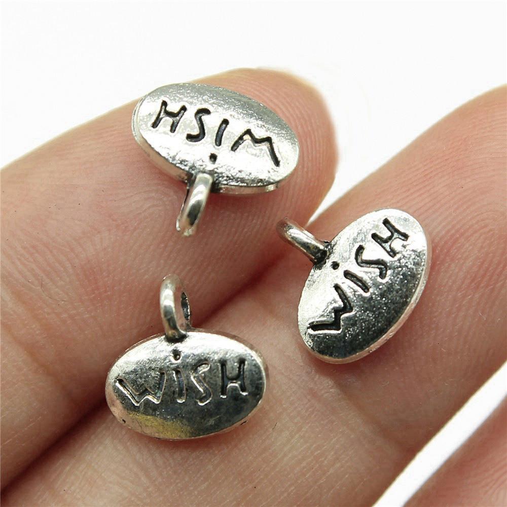 Charms Rectangle Tags Badges Friendship Pendants Minimalist Jewelry Components QC104