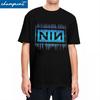 Harajuku Koszulka Nine Inch Nails Męska Okrągły Dekolt Krótki Rękaw Ubrania Zespół Muzyczny NIN Bawełna Letnie Top Koszulki