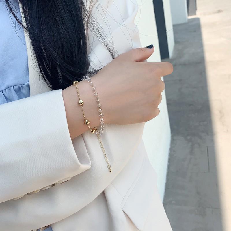 Armband mit Diamant-Schmetterling im koreanischen Stil für Damen – Trendiges schlichtes Design für Studentinnen und Freundinnen