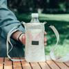 Meshes Water Bottle Holder Sleeve Water Bottle Carriers Bag for Clear Hydrations Monitoring Zippers Access Oxford Fabric