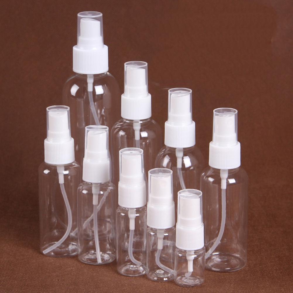 Portable Cosmetic Spray Atomizer Transparent Sample Plastic Travel