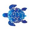 12Pcs/2set Sea Turtle Wall Stickers Vinyl Underwater Ocean Waterproof Wall Decals Home Bedroom Decoration DIY Accessories